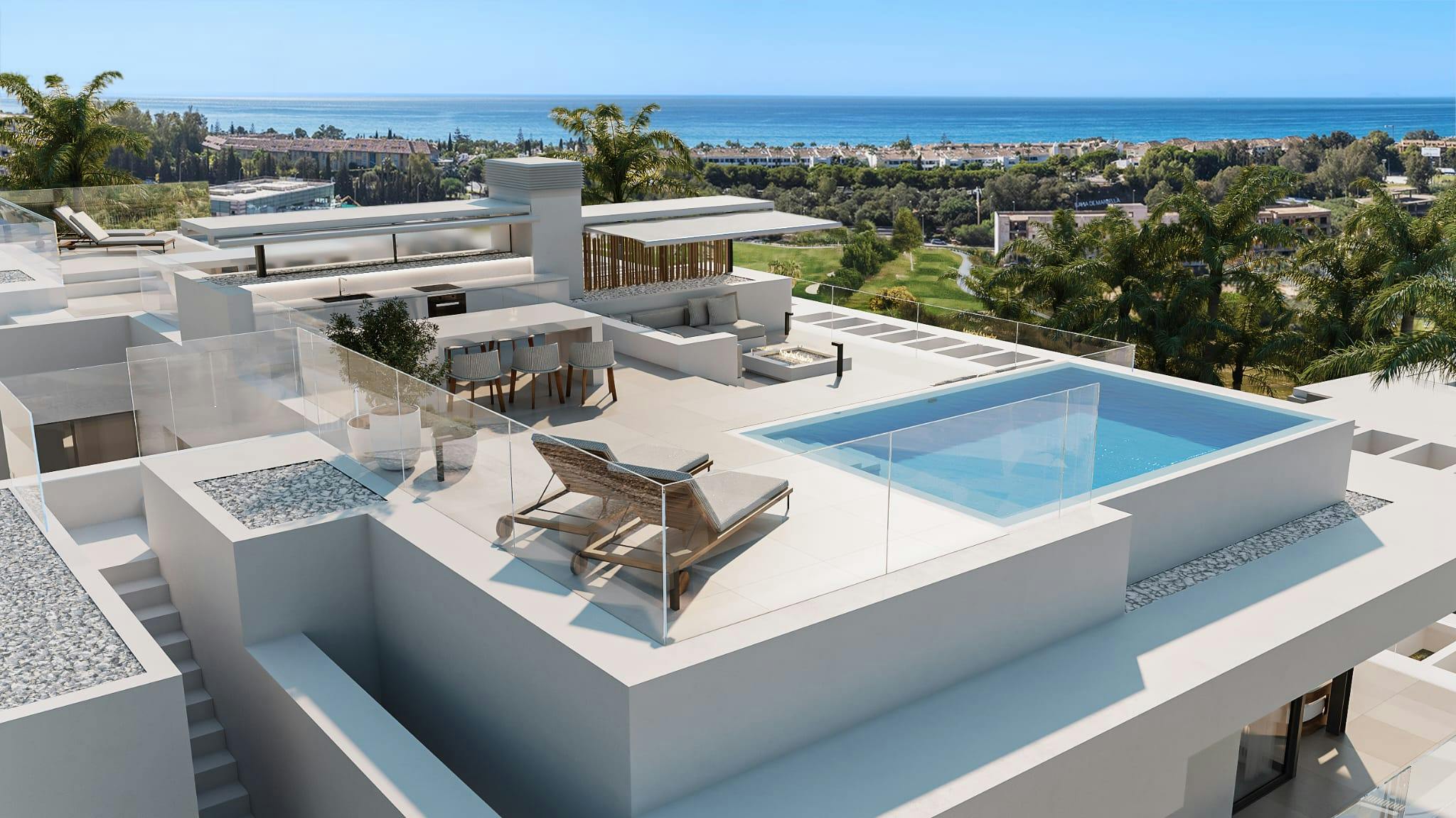 Modern apartments with 2 bedrooms, Marbella 1