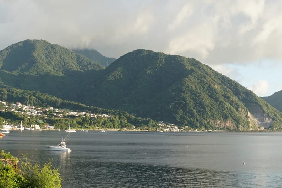 Commonwealth of Dominica: a view of the Caribbean island