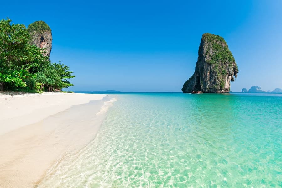 Thailand permanent residency: Railay Beach in Krabi