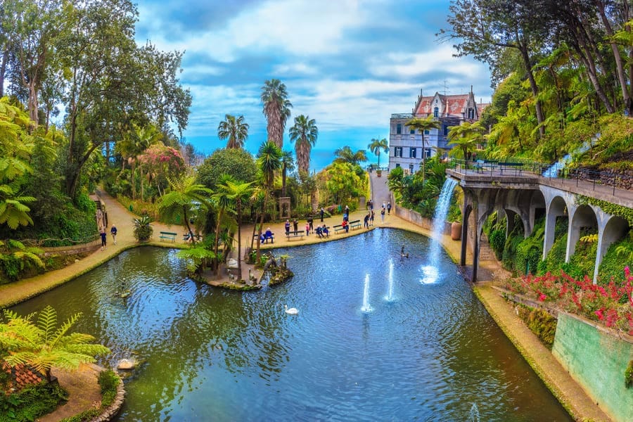 Portugal second citizenship by investments: Monte Palace Tropical Garden in Funchal, Madeira