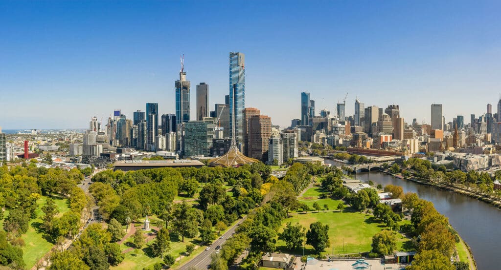 Australia dual citizenship: a view of Melbourne