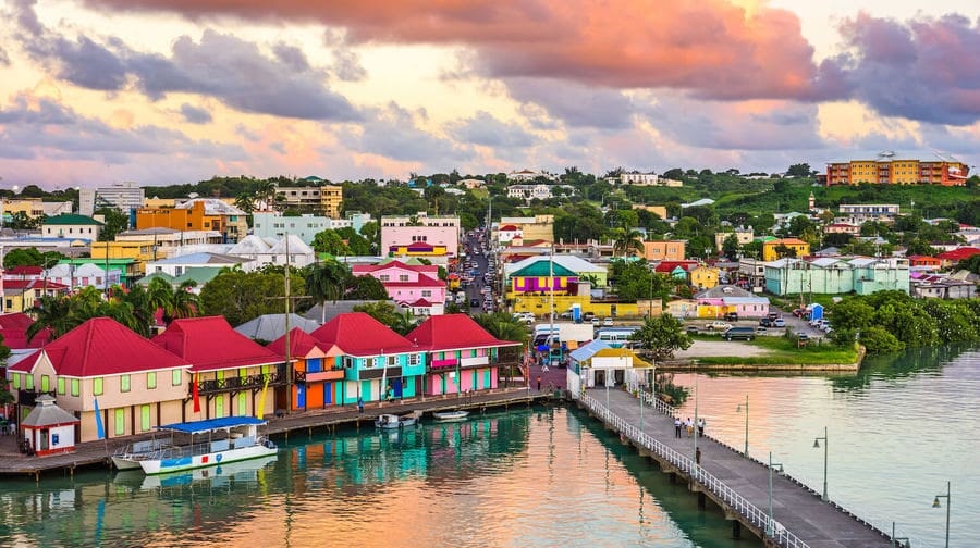 Real estate in the Caribbean. Antigua and Barbuda - the capital of St. John's