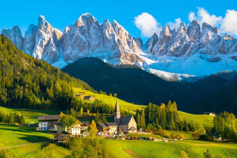 The Dolomites are viewed among most attractive mountain landscapes in the world