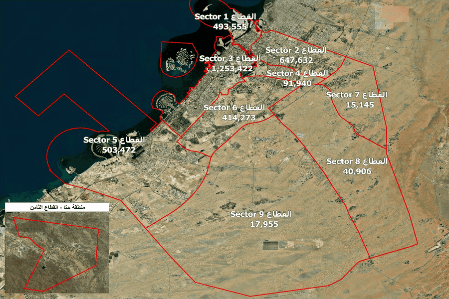 Переезд в ОАЭ. Карта районов Дубая
