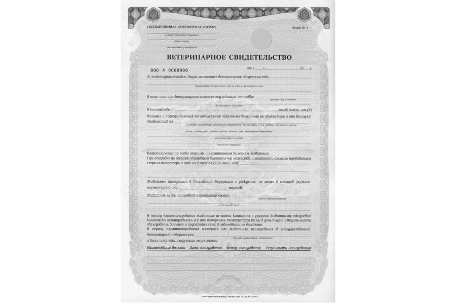 Перевозка животного в Евросоюз: документы