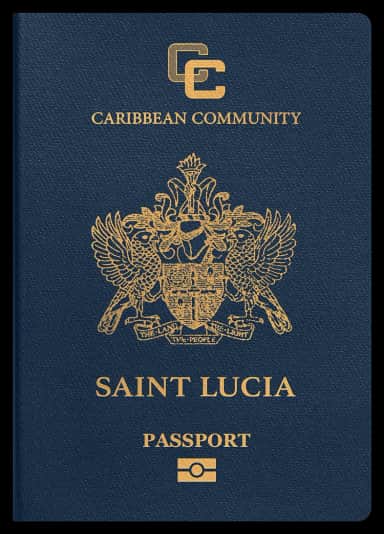 passport of St Lucia