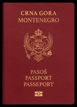passport of Montenegro