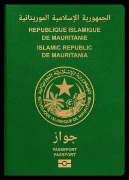 passport of Mauritania
