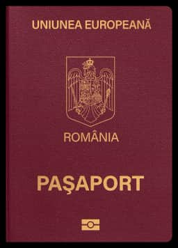 passport of Romania