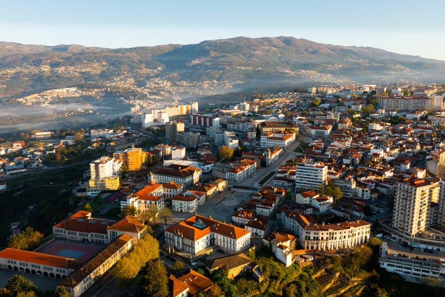 Portugal Golden Visa to help family flee danger in the home country | Vila Real aerial view